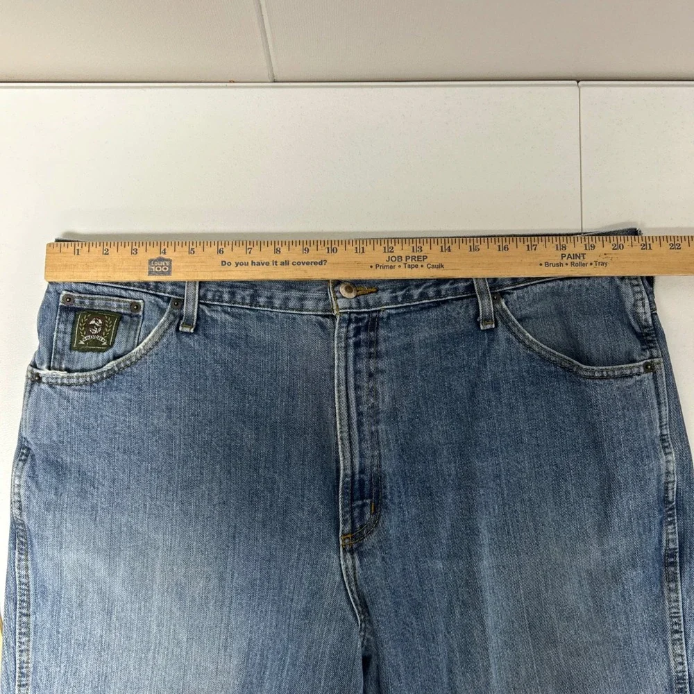 Cinch Jeans Mens 42x38 Blue Medium Wash Straight Leg Western MB90530002